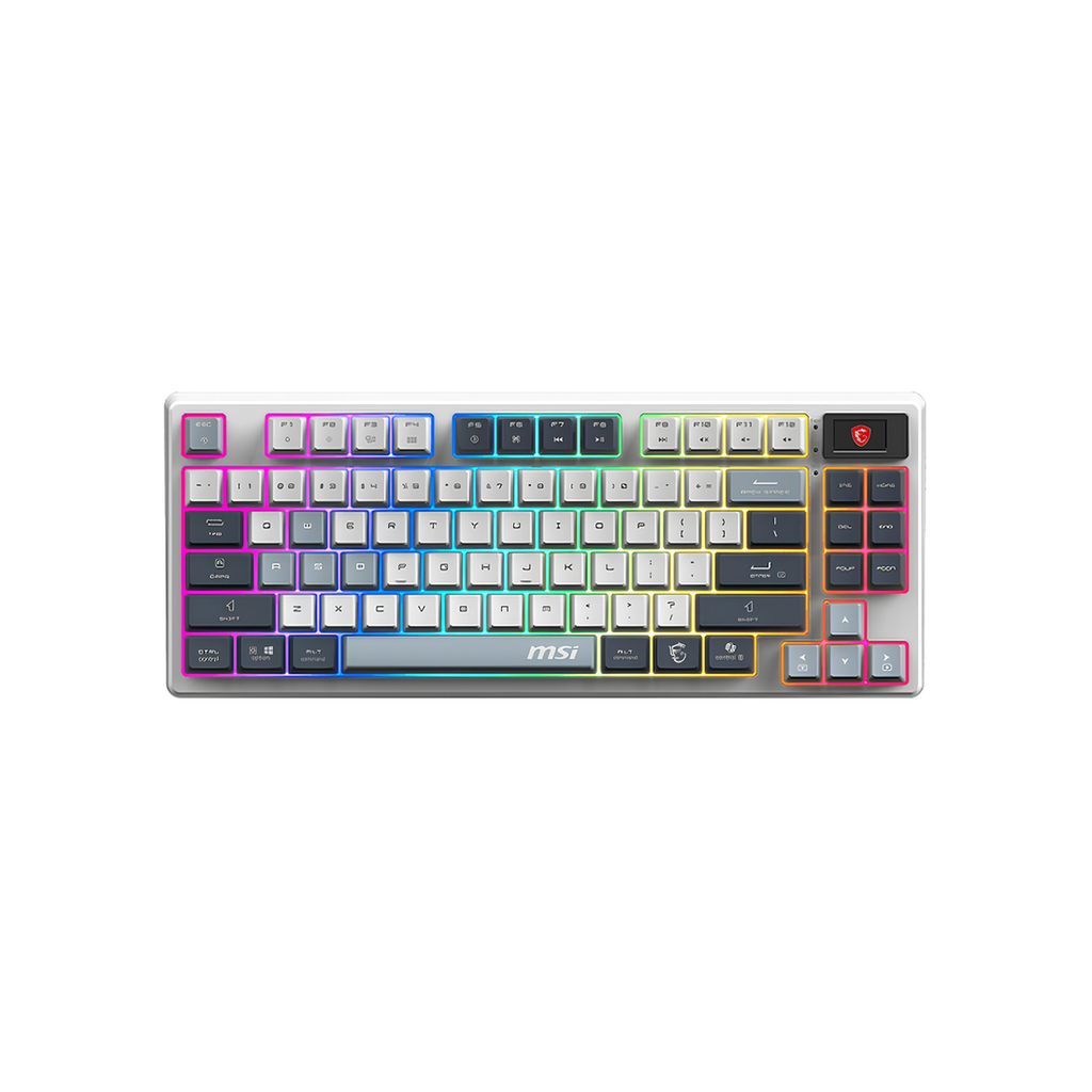 CLAVIER MSI FORGE GK600 TKL WIRELESS SKY FR