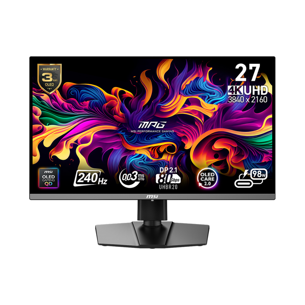 MONITEUR MSI MPG 272URX QD-OLED 27'' 240HZ 0.03MS 4K