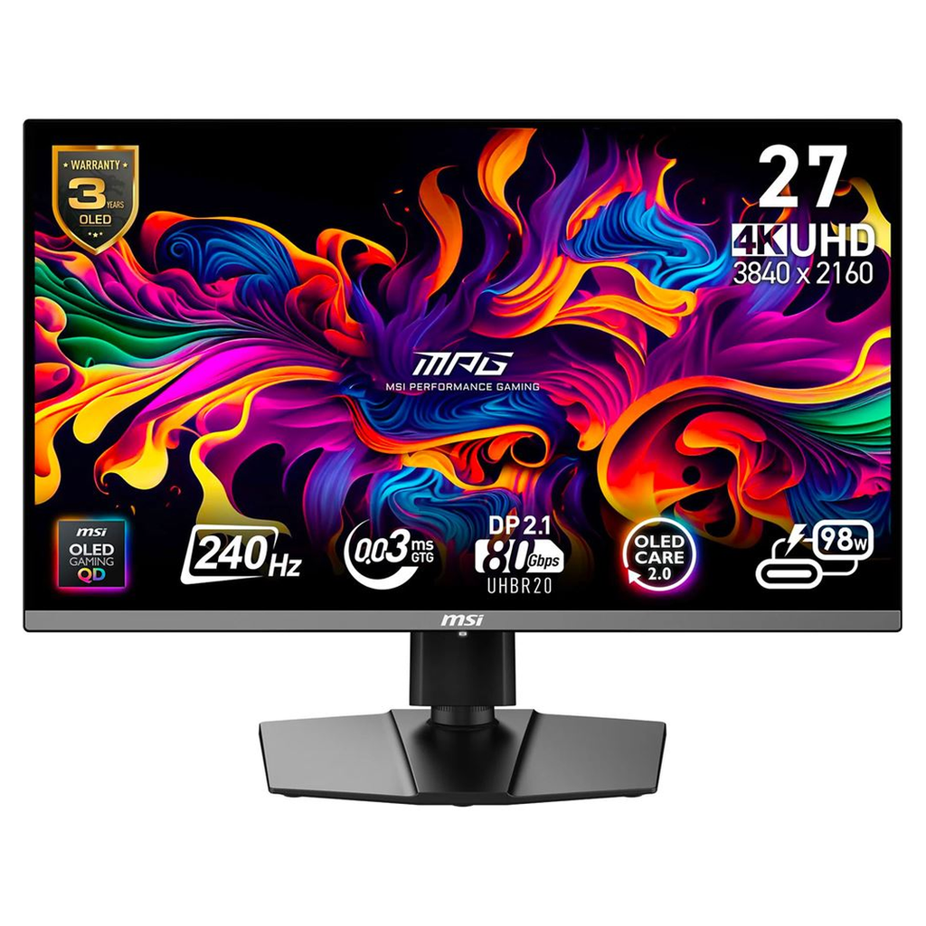 MONITEUR MSI MPG 272URX QD-OLED 27'' 240HZ 0.03MS 4K