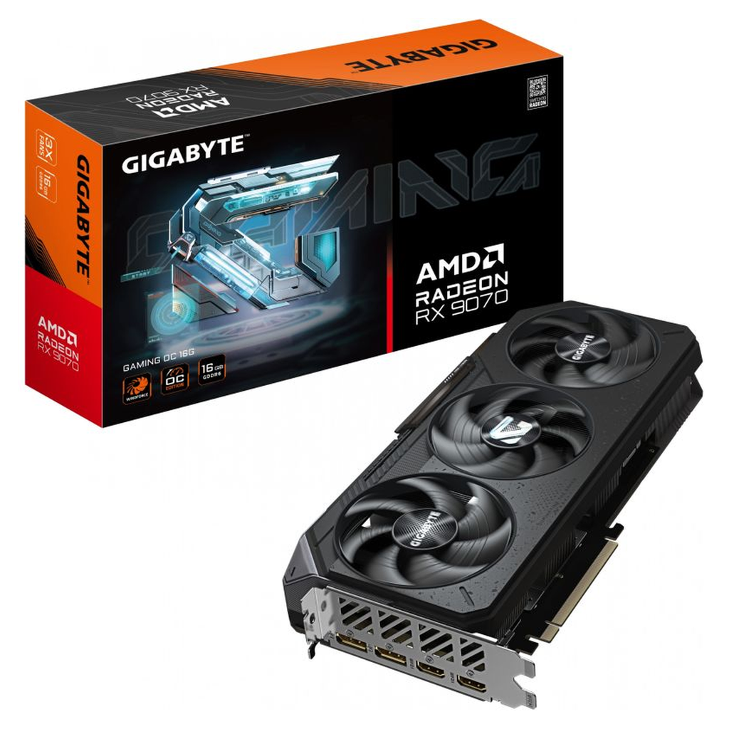 CARTE GRAPHIQUE GIGABYTE AMD RADEON RX 9070 GAMING OC GDDR6
