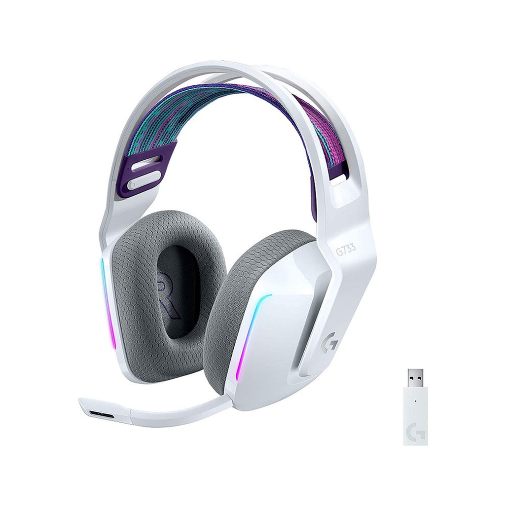 CASQUE LOGITECH G733 LIGHTSPEED WIRELESS RGB ( BLANC )