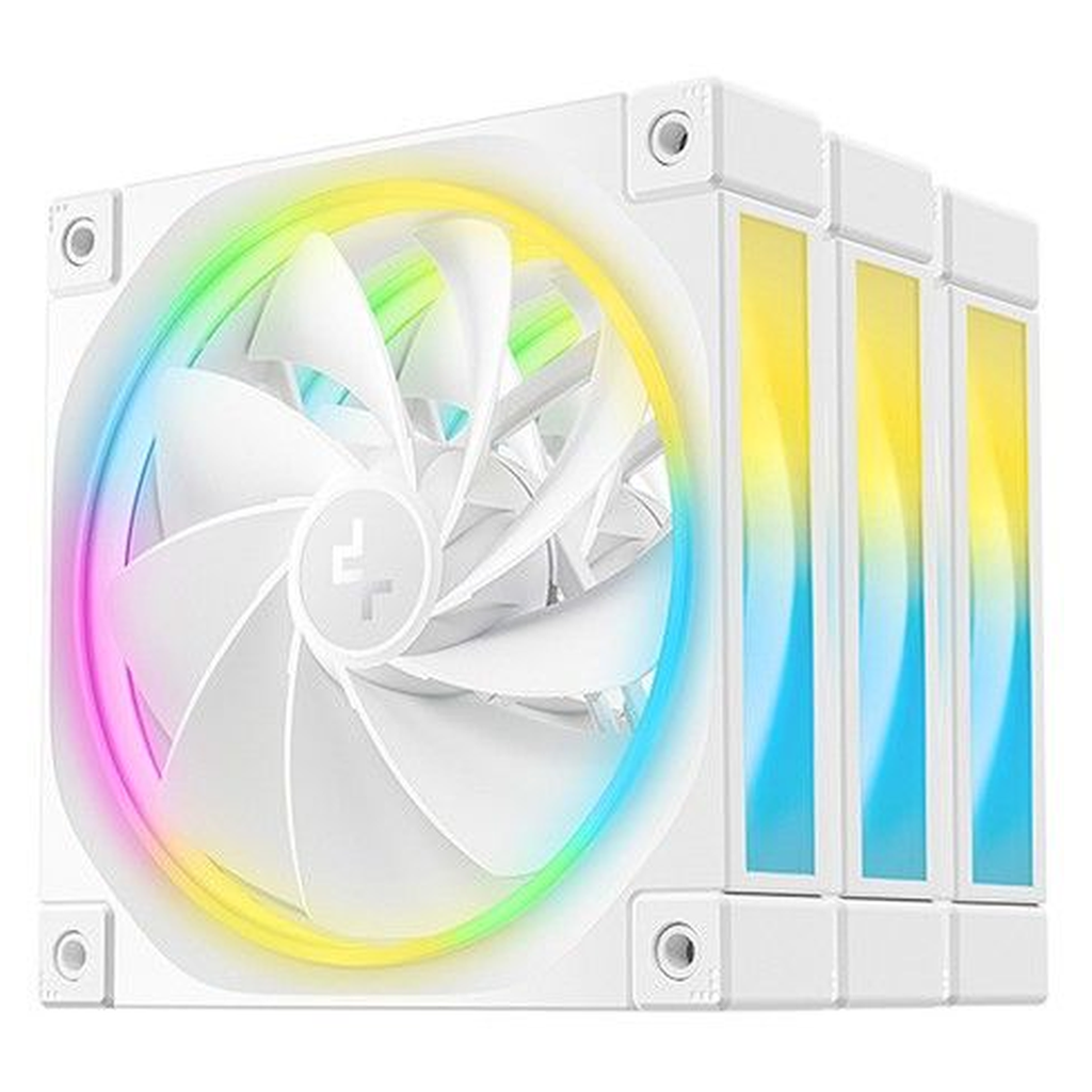 FAN DEEPCOOL FL12R 120MM TRIPLE PACK BLANC