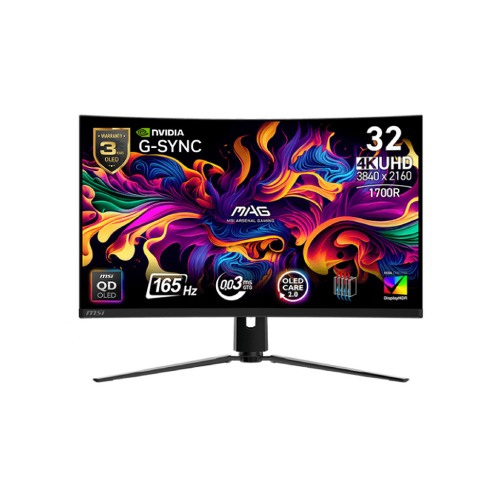 MONITEUR MSI MAG 321CUP QD-OLED 165HZ 0.03MS 4K