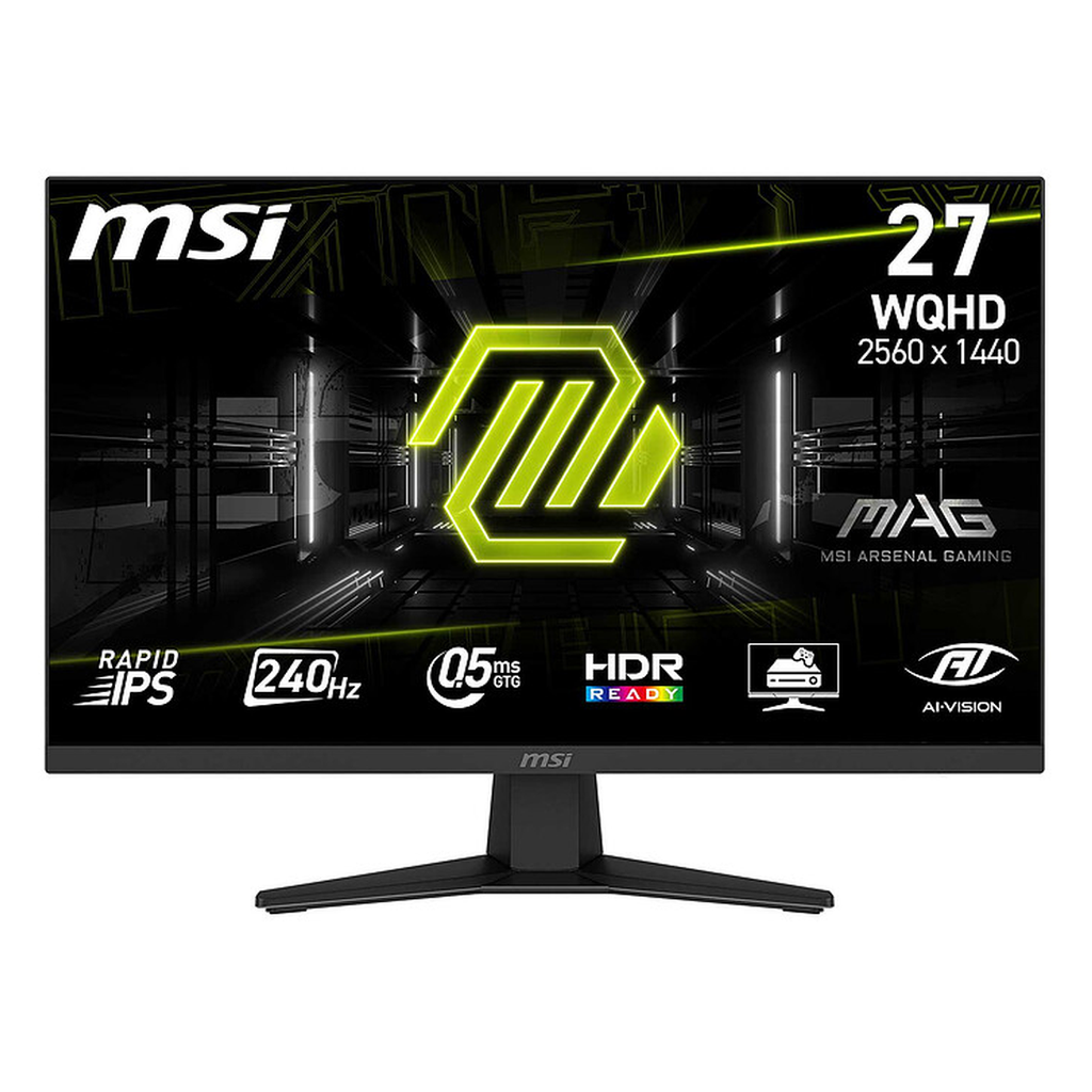 MONITEUR MSI MAG 274QF X24 27'' 240HZ 0.5MS RAPID IPS 2K