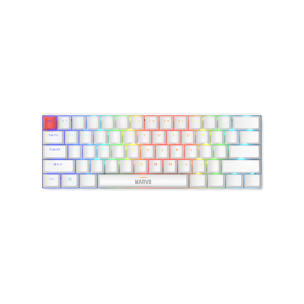 CLAVIER MARVO KG933G SABER 61 EN WHITE