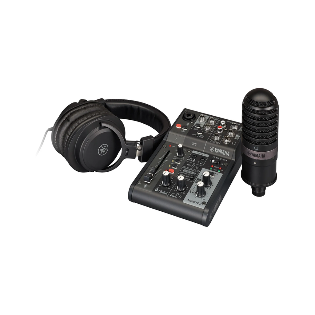 STREAMING LIVE YAMAHA AG03MK2 W LSPK PACK