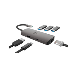 [SG-5729] ADAPTATEUR ORYX NMH-600C TYPE-C MULTIPORT 6 EN 1